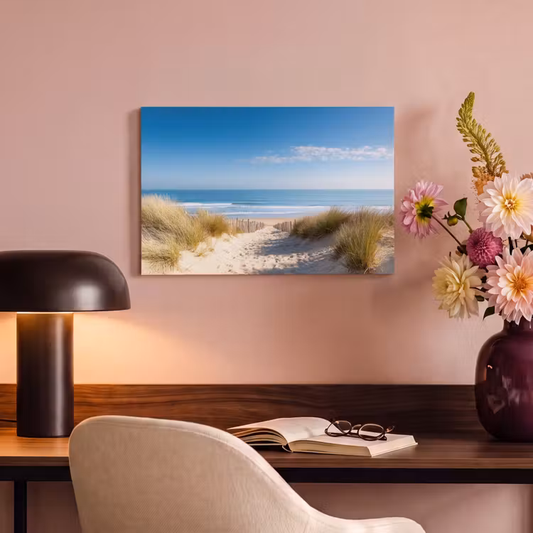 Canvas schilderij - Strand - Zee - Duin - Zand - Zomer — 3