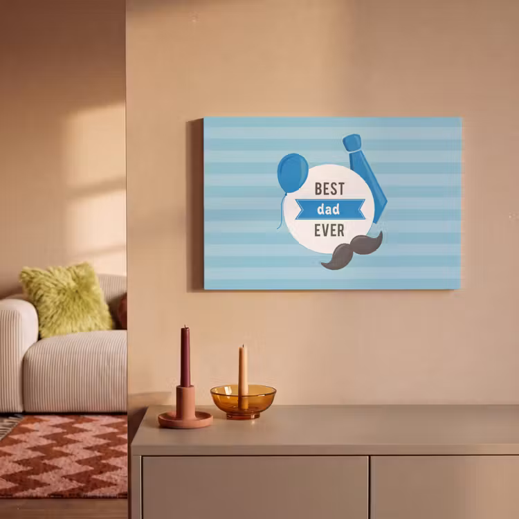 Canvas schilderij - Spreuken - Quotes - Best dad ever - Vader — 2