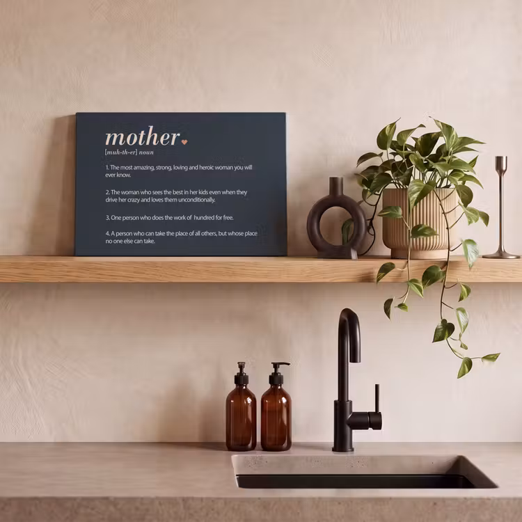 Canvas schilderij - Mama definitie - Mother - Quotes - Spreuken — 3