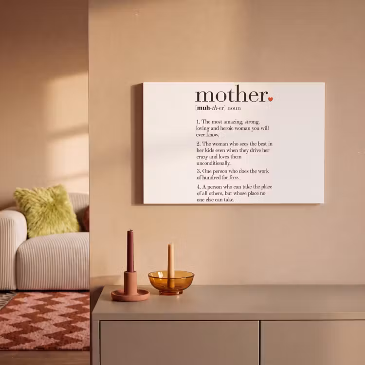 Canvas schilderij - Moeder definitie - Quotes - Mother - Spreuken — 2