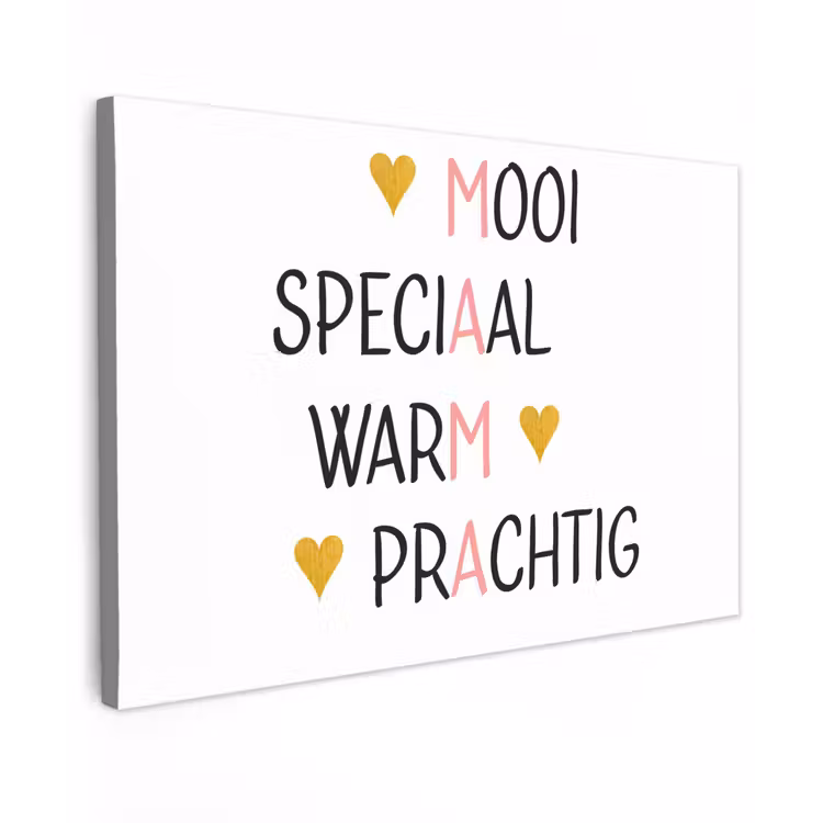 Canvas schilderij - Spreuken - Mama - Quotes — 1
