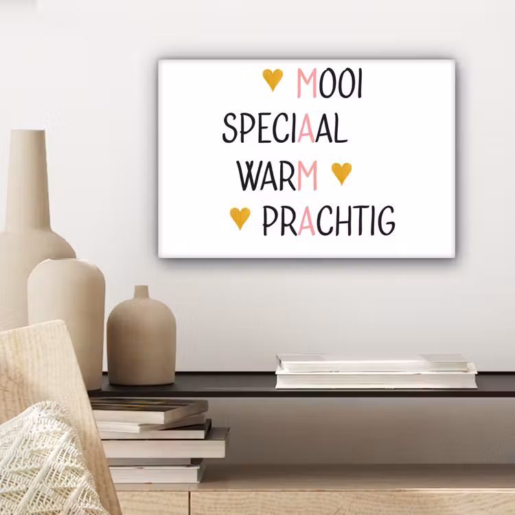 Canvas schilderij - Spreuken - Mama - Quotes — 5