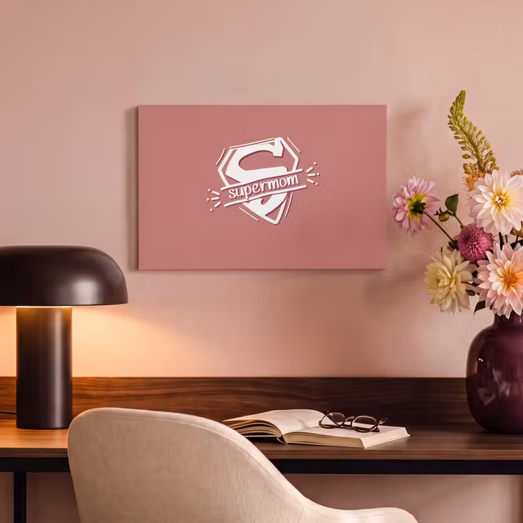 Canvas schilderij - Spreuken - Supermom - Moeder - Quotes — 4