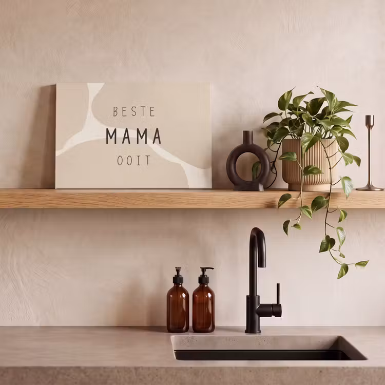 Canvas schilderij - Quotes - Beste mama ooit - Mama - Spreuken — 3