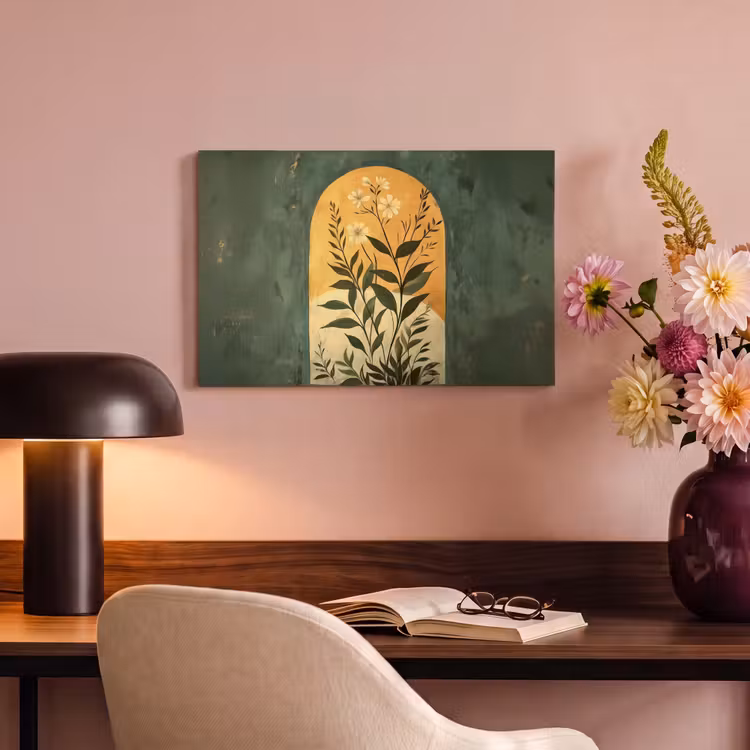 Canvas schilderij - Plant - Bloemen - Wit — 4