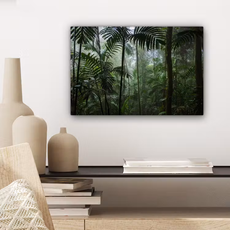 Canvas schilderij - Regenwoud - Tropisch - Jungle - Bomen - Planten — 5