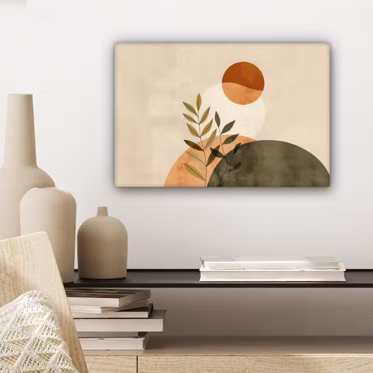 Canvas schilderij - Takken - Vormen - Abstract — 5