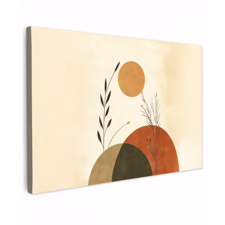 Canvas schilderij - Planten - Abstract - Vormen — 1