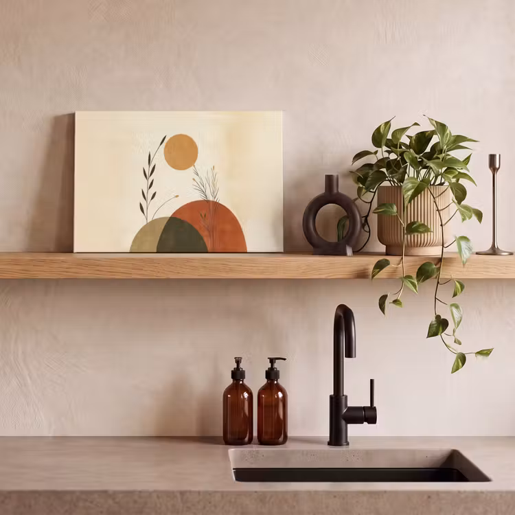 Canvas schilderij - Planten - Abstract - Vormen — 3
