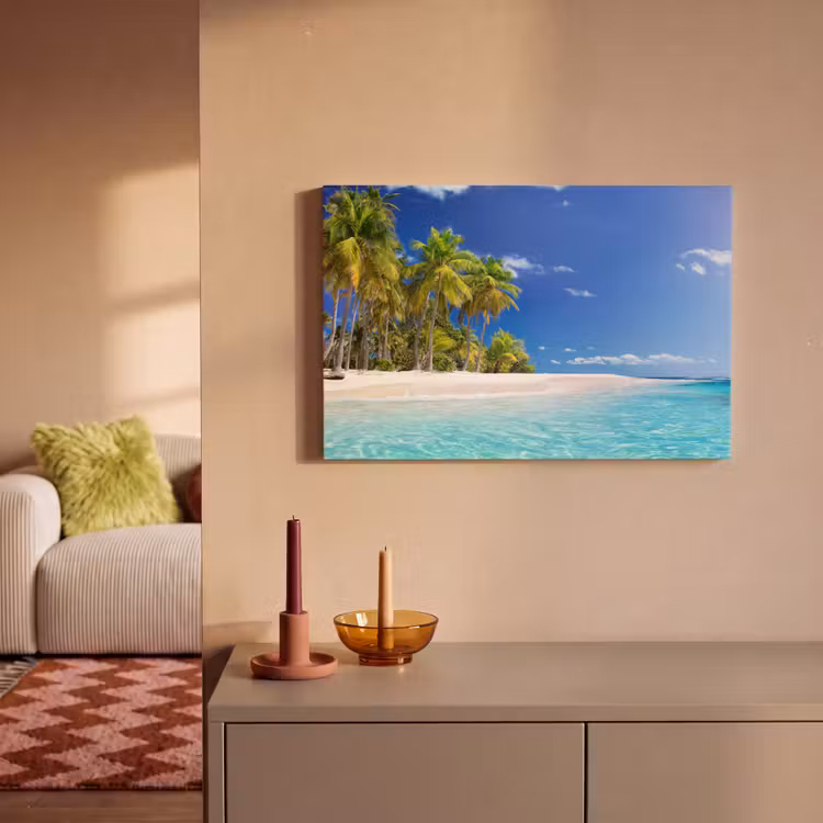 Canvas schilderij - Strand - Zee - Palmboom - Zon - Zomer — 2