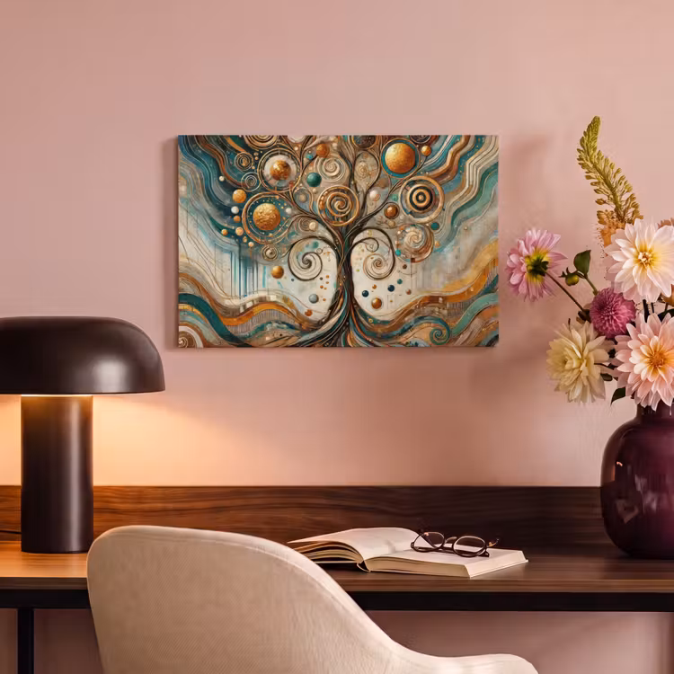 Canvas schilderij - Levensboom - Boom - Abstract - Modern — 4