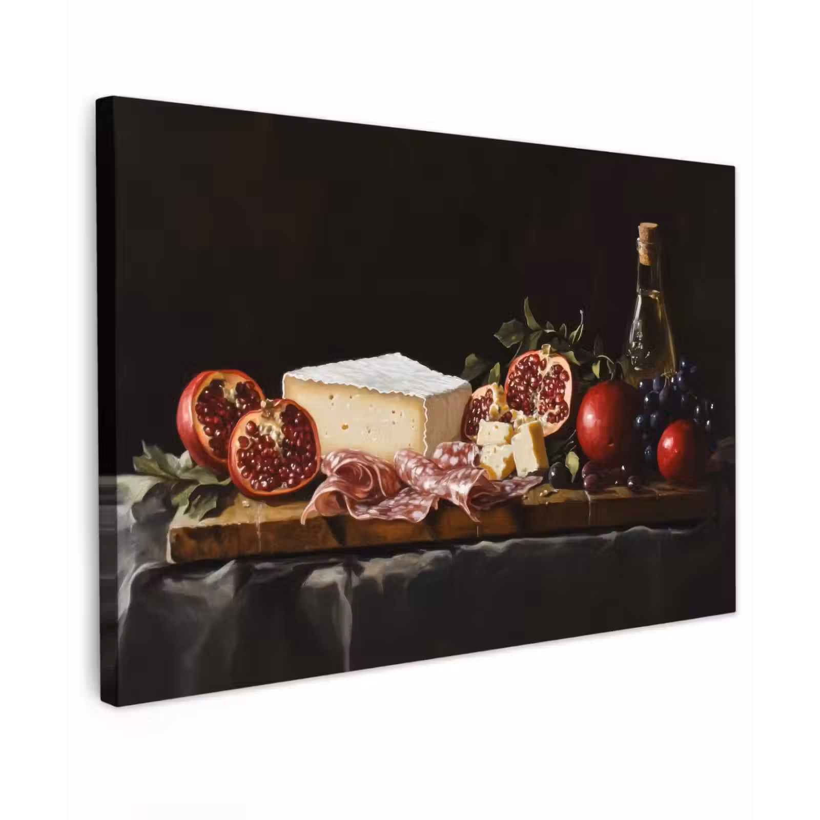 Canvas schilderij - Stilleven - Vintage - Borrelplank — 1