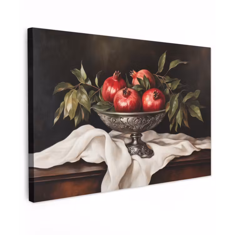 Canvas schilderij - Granaatappels - Klassiek - Vintage — 1