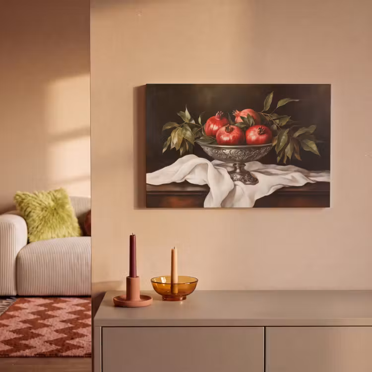 Canvas schilderij - Granaatappels - Klassiek - Vintage — 2