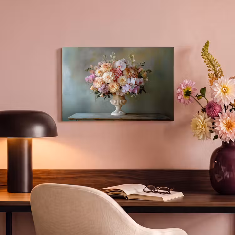 Canvas schilderij - Orchidee - Boeket - Vaas - Bloemen — 4