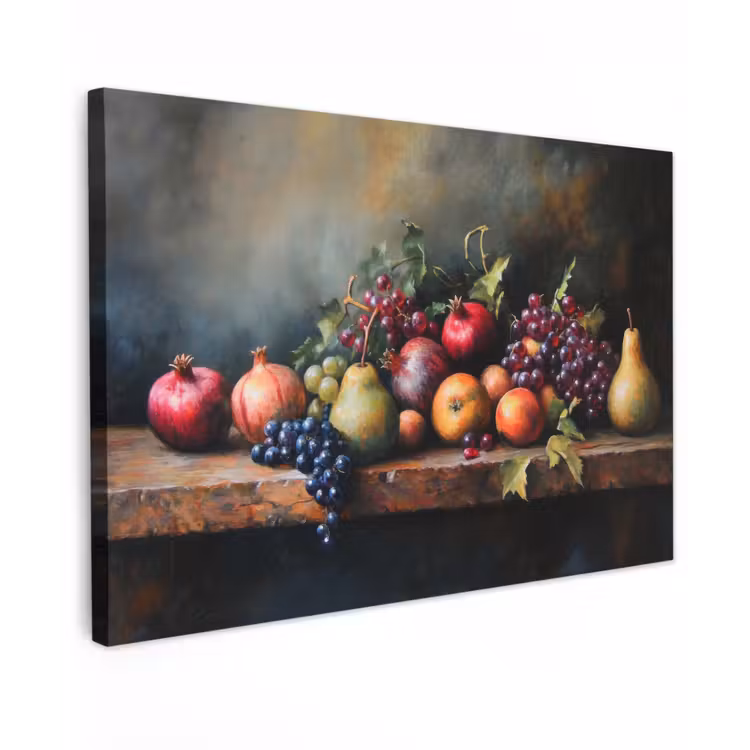 Canvas schilderij - Rustiek - Stilleven - Fruit — 1