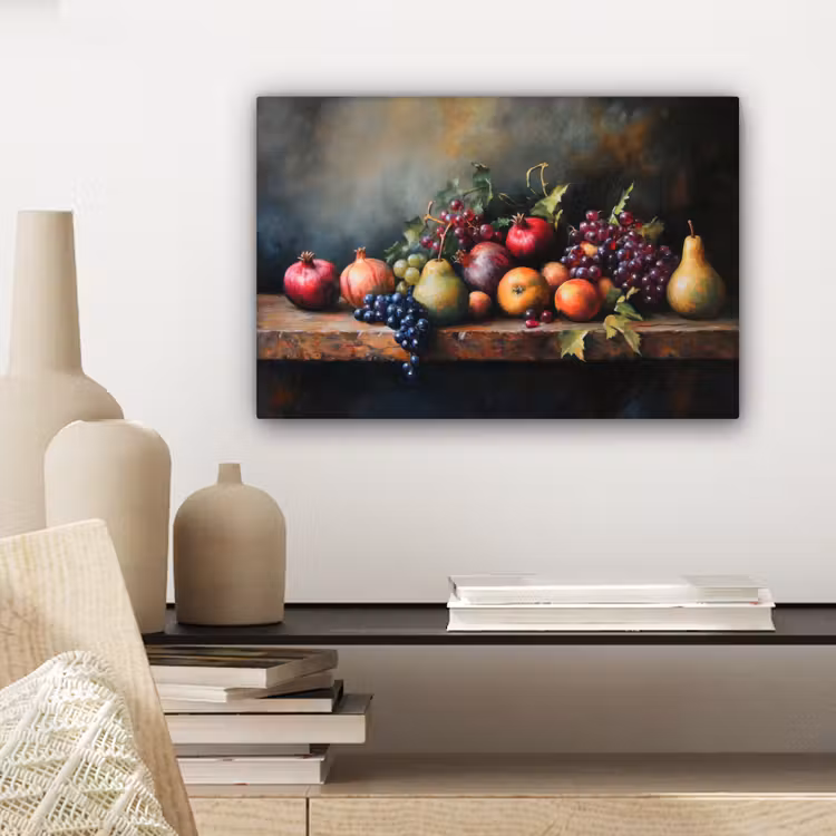 Canvas schilderij - Rustiek - Stilleven - Fruit — 5