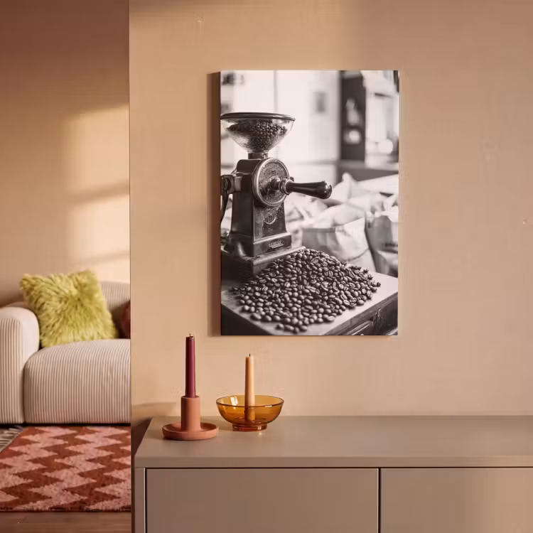 Canvas schilderij - Koffiemolen - Gemalen - Vintage — 2