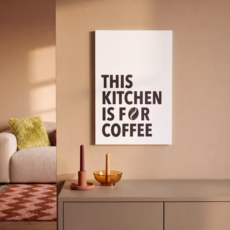 Canvas schilderij - Quotes - Koffie - Bonen - Modern — 2