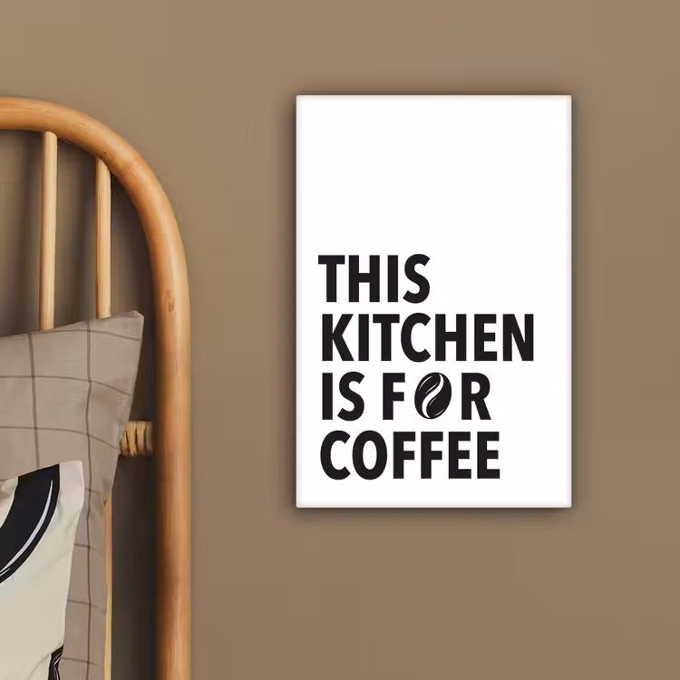 Canvas schilderij - Quotes - Koffie - Bonen - Modern — 3