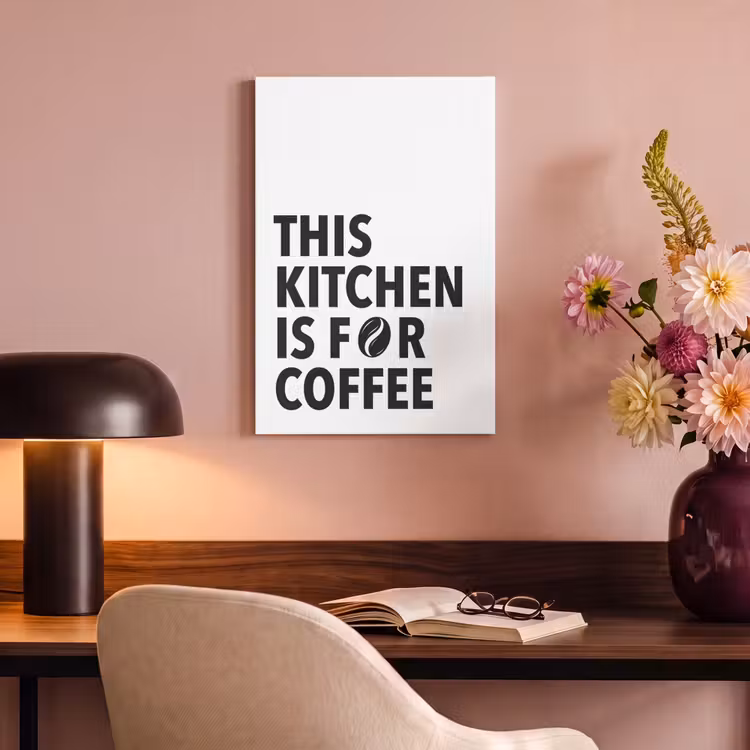 Canvas schilderij - Quotes - Koffie - Bonen - Modern — 4