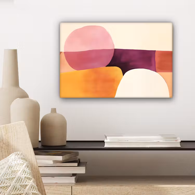 Canvas schilderij - Vormen - Abstract - Kleurrijk — 5