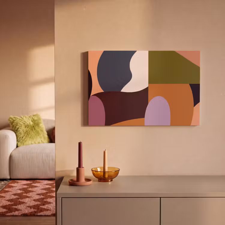 Canvas schilderij - Vormen - Abstract - Kleuren - Vierkant — 2