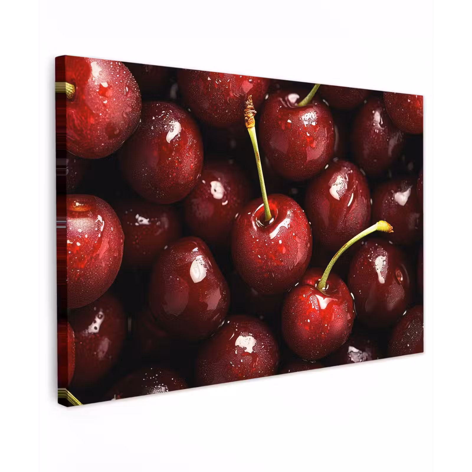 Canvas schilderij - Rood - Fruit - Kersen — 1