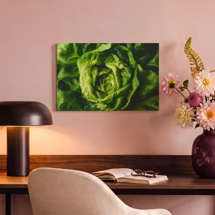 Canvas schilderij - Groente - Sla - Groen — 4