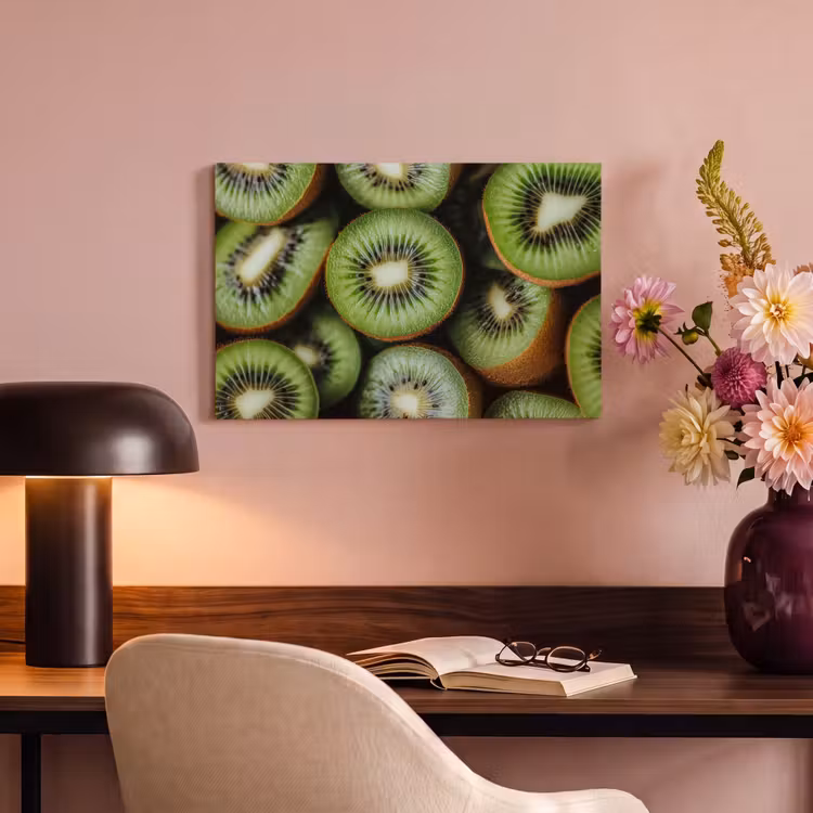Canvas schilderij - Kiwi - Fruit - Groen — 4