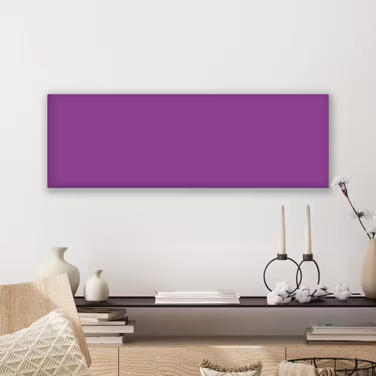 Canvas schilderij - Paars - Kleuren - Effen — 5