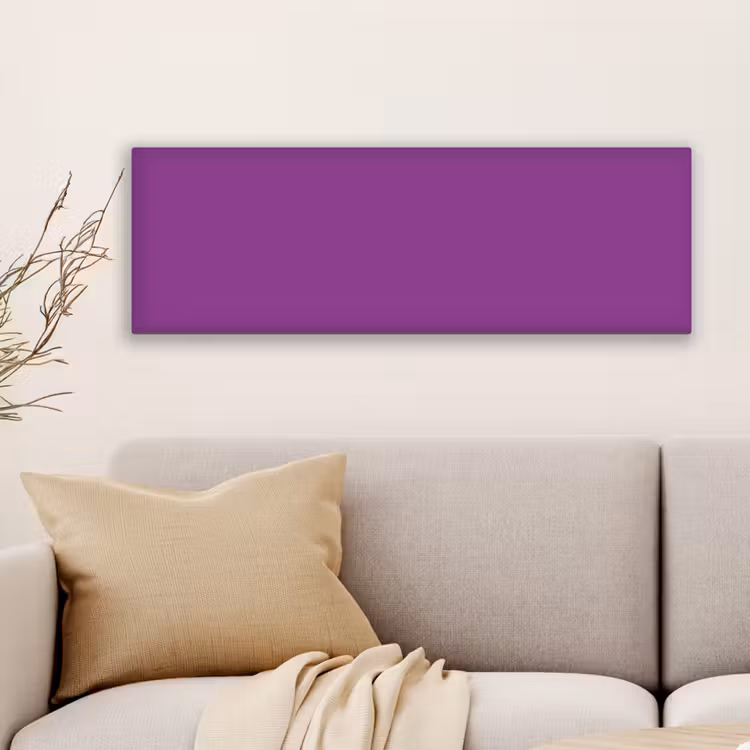 Canvas schilderij - Paars - Kleuren - Effen — 6