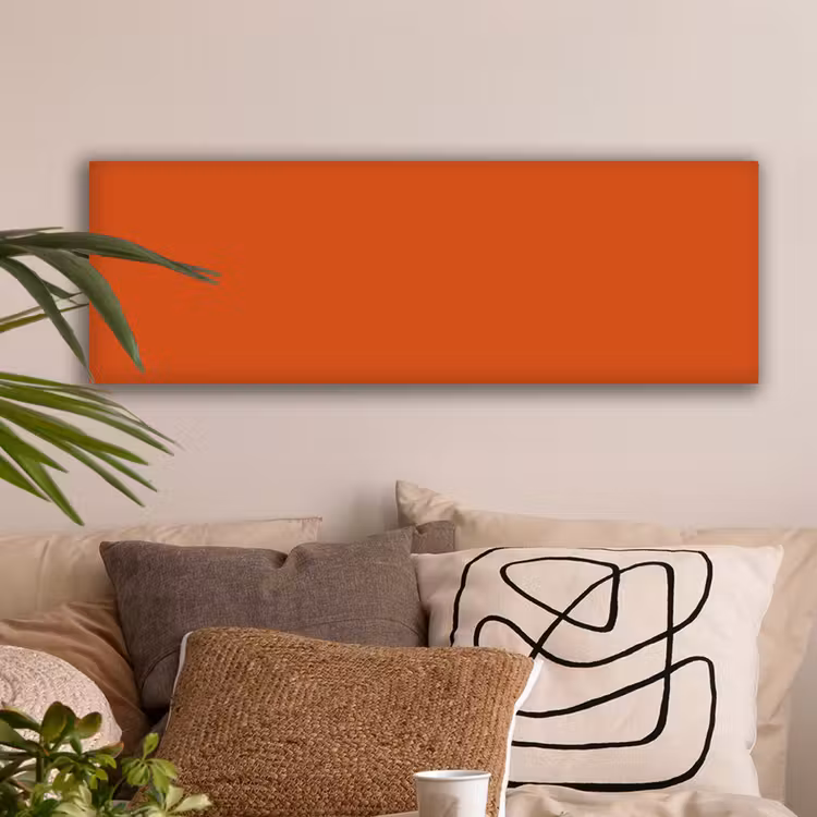 Canvas schilderij - Sienna - Aarde - Kleuren - Effen — 2