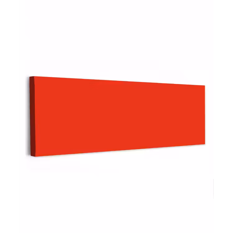 Canvas schilderij - Rood - Kleur - Effen — 1