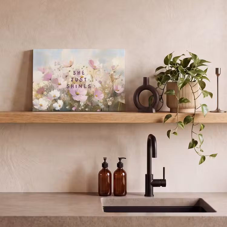 Canvas schilderij - Quote - Bloemen - Schilderachtig — 3