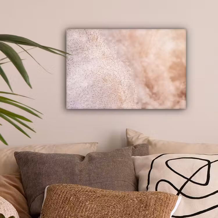 Canvas schilderij - Pampasgras - Structuur - Planten - Natuur — 2