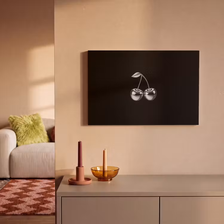 Canvas schilderij - Kers - Luxueus - Metallic — 2