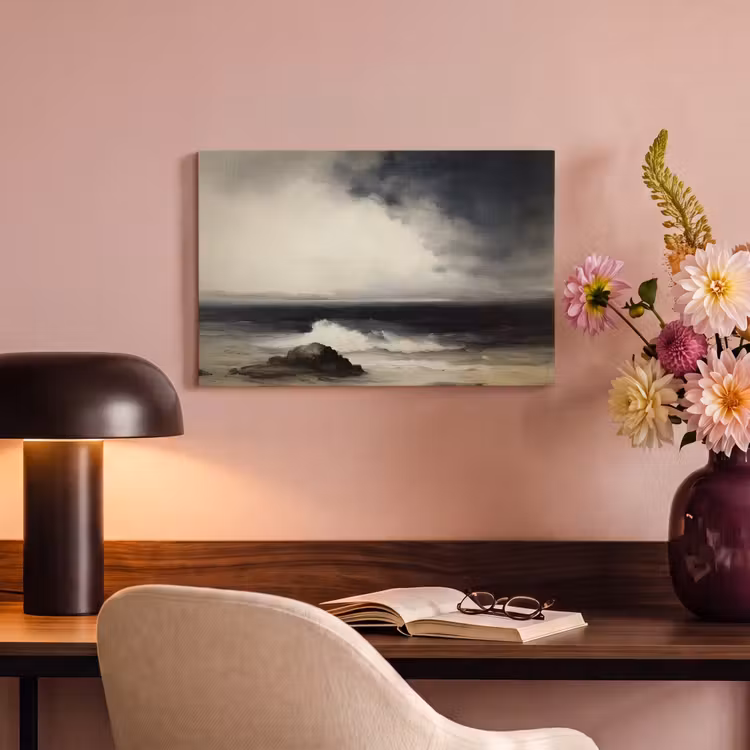 Canvas schilderij - Zee - Rotsen - Storm — 4