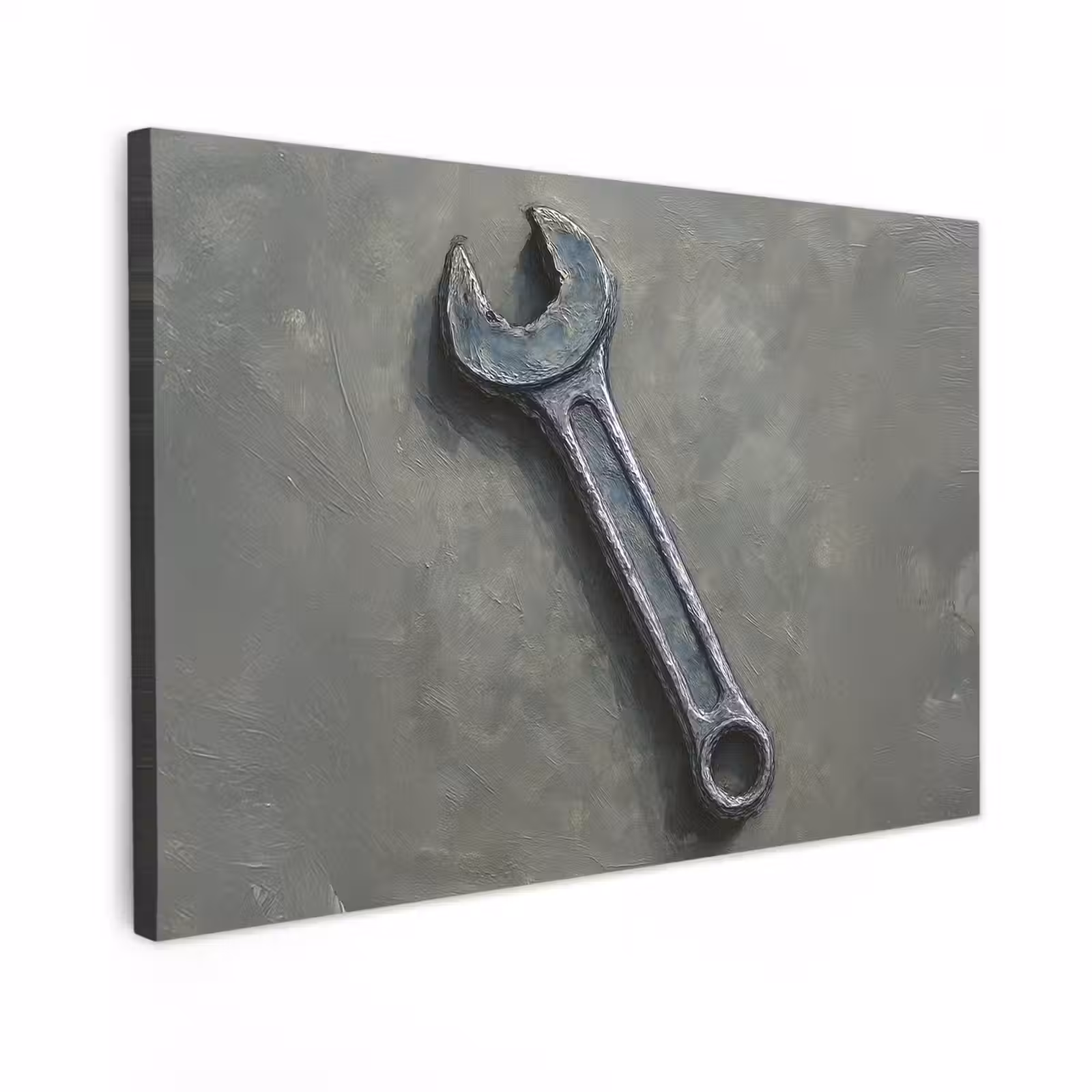 Canvas schilderij - Steeksleutel - Schilderij - Gereedschap - Verf — 1