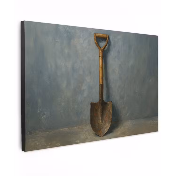 Canvas schilderij - Schep - Gereedschap - Schilderij — 1