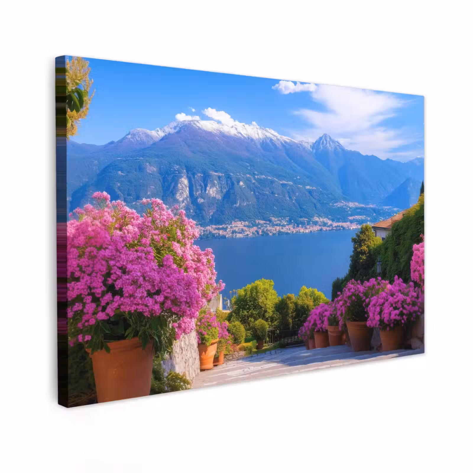 Canvas schilderij - Lake Como - Italië - Landschap — 1