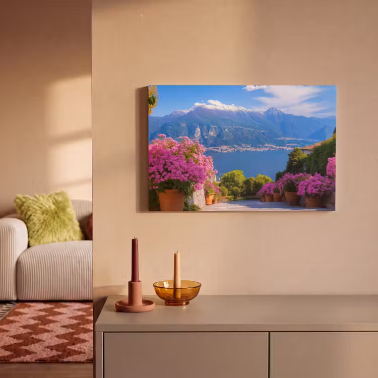 Canvas schilderij - Lake Como - Italië - Landschap — 2