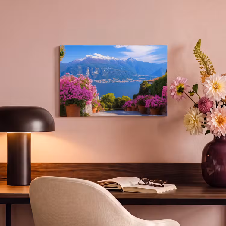 Canvas schilderij - Lake Como - Italië - Landschap — 4