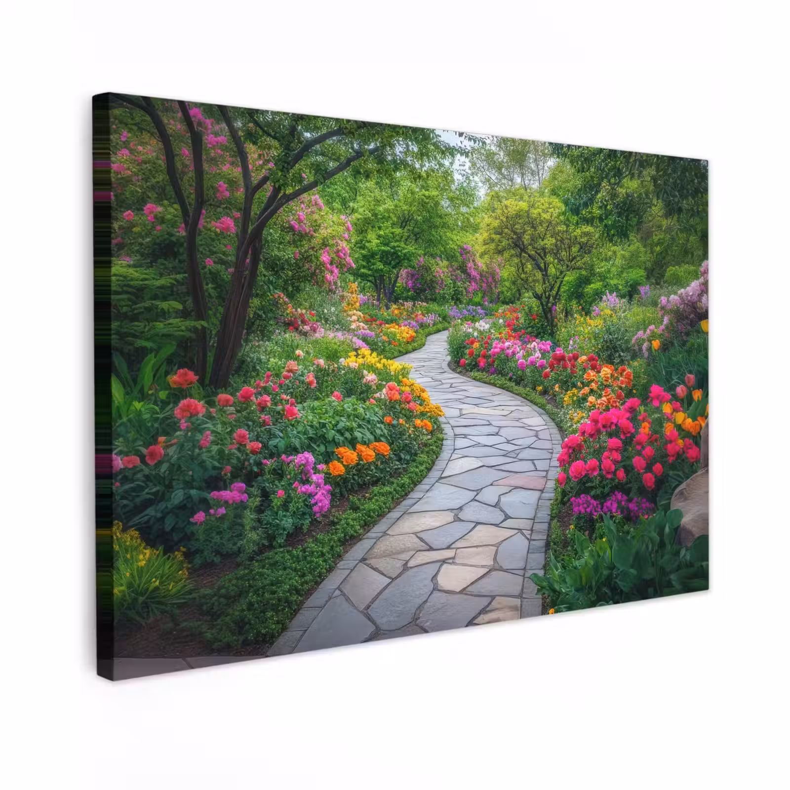 Canvas schilderij - Park - Bloemen - Tuin — 1