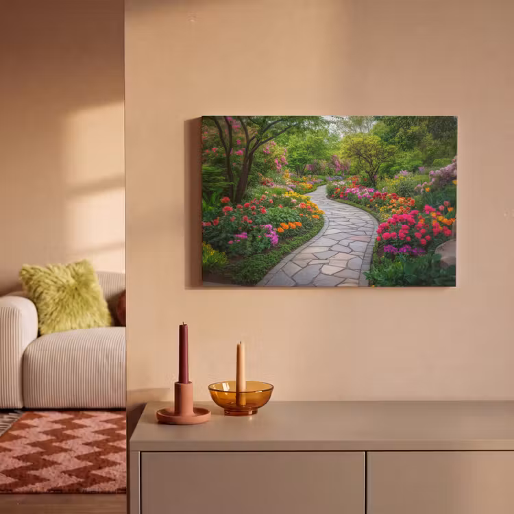 Canvas schilderij - Park - Bloemen - Tuin — 2