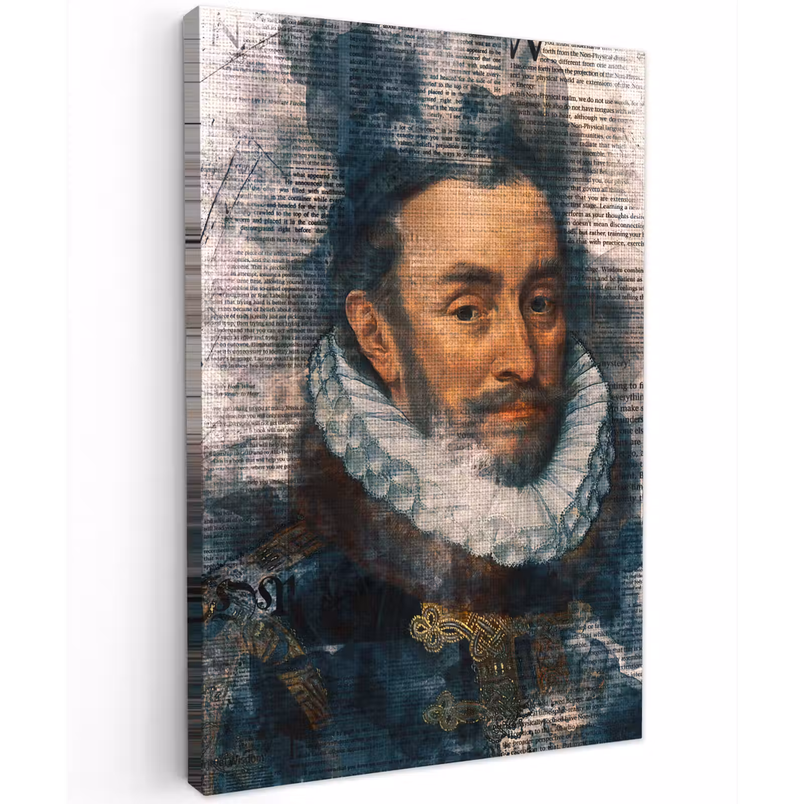 Canvas schilderij - Willem van Oranje - Adriaen Thomasz - Krant — 1