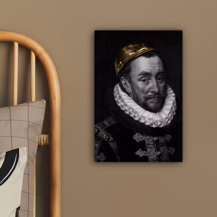 Canvas schilderij - Willem van Oranje - Adriaen Thomasz - Goud — 3
