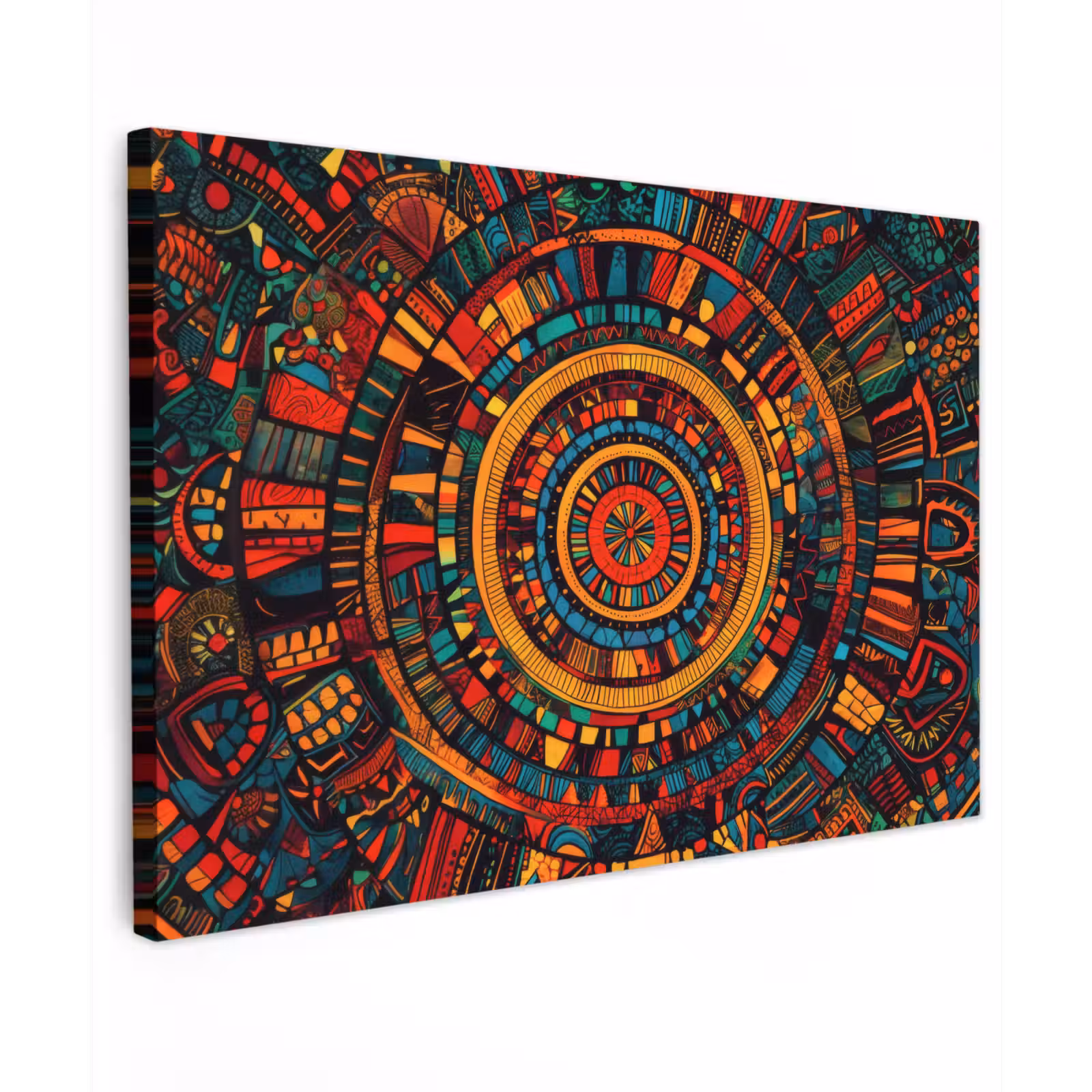 Canvas schilderij - Mandala - Cirkels - Patronen — 1