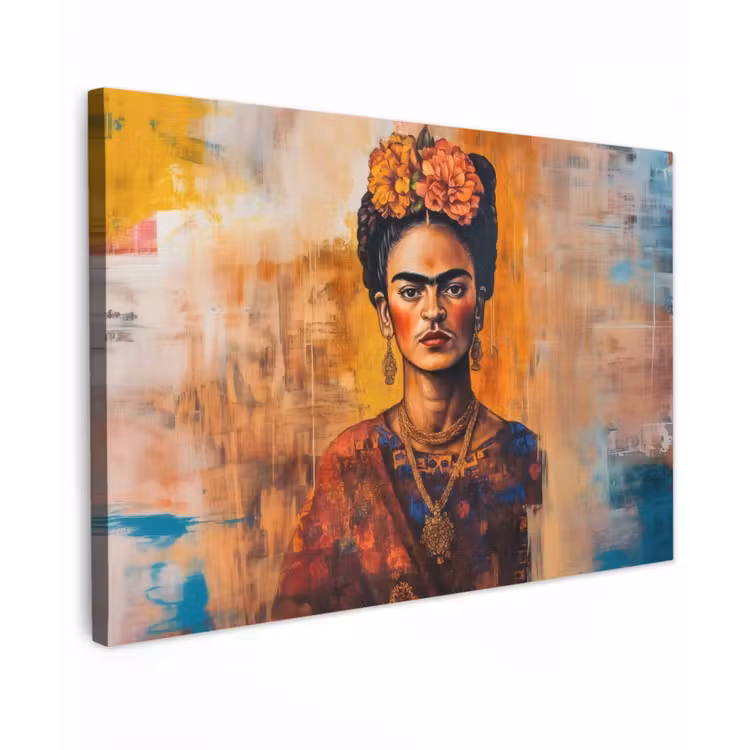 Canvas schilderij - Portret - Sieraden - Schilderachtig — 1