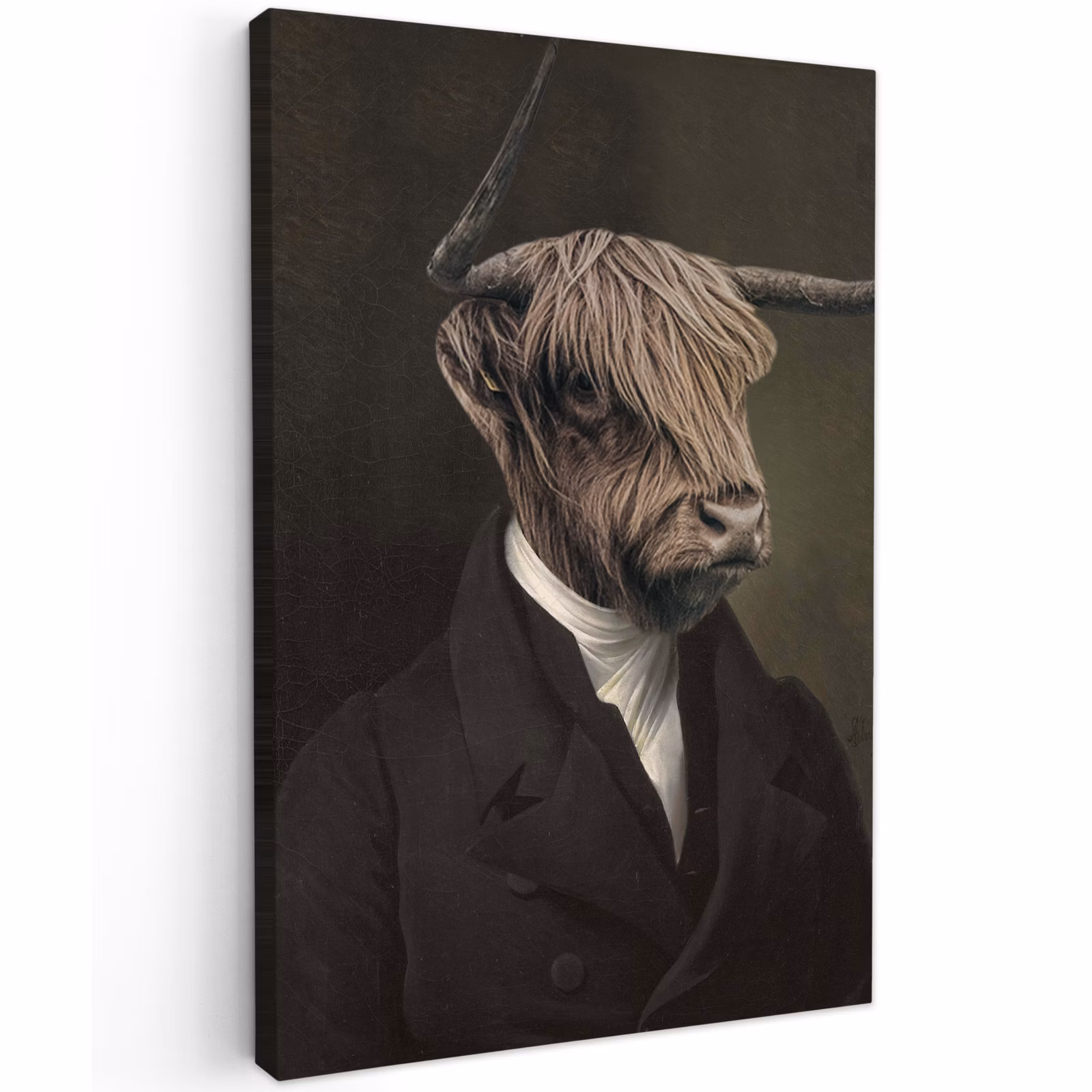 Canvas schilderij - Oude Meesters - Schotse Hooglander - Dieren — 1